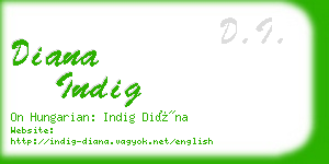 diana indig business card